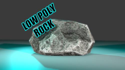 Low Poly Rock preview image